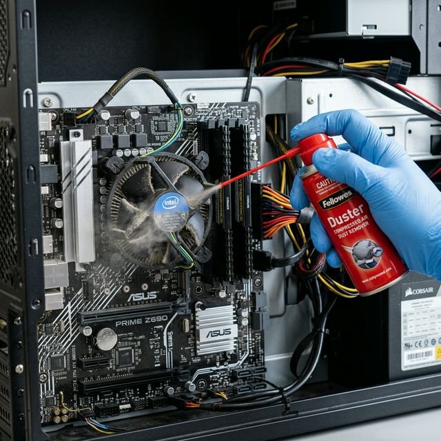 Nettoyage du ventilateur de l'ordinateur