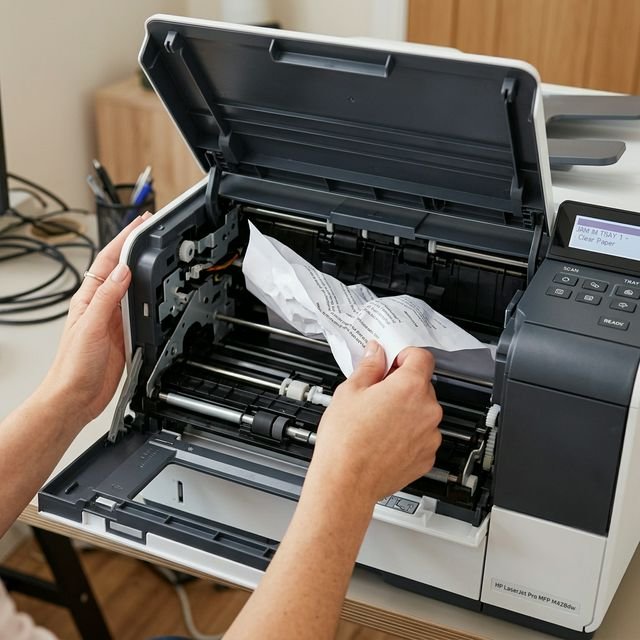 Vérification bourrage imprimante